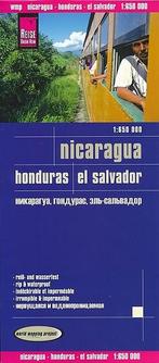 Wegenkaart - Landkaart Nicaragua, Honduras, El Salvador -, Nieuw, Verzenden
