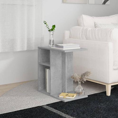 vidaXL Bijzettafel 50x30x50 cm spaanplaat betongrijs, Huis en Inrichting, Tafels | Bijzettafels, Verzenden
