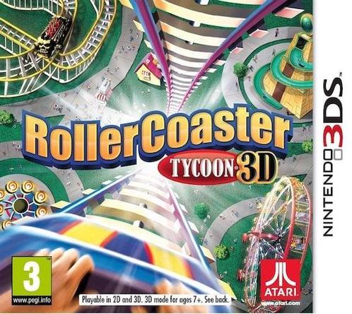 Rollercoaster Tycoon 3D (3DS Games) (Nintendo 3DS), Spelcomputers en Games, Games | Nintendo 2DS en 3DS, Zo goed als nieuw, Ophalen of Verzenden