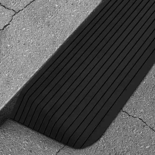 vidaXL Drempelhulpen 2 st 110x41x5 cm rubber, Huis en Inrichting, Woonaccessoires | Tekstborden en Spreuken, Nieuw, Verzenden