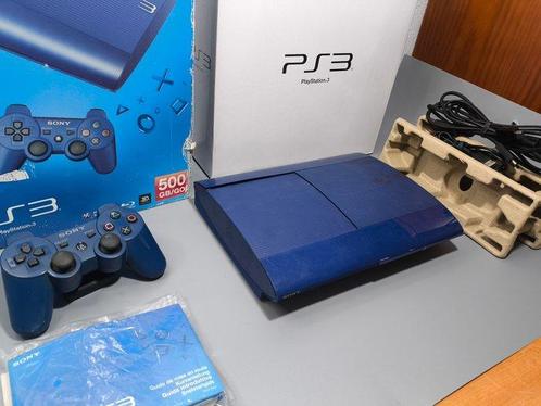 Sony - Playstation 3 (PS3) - Blue Version - Spelcomputer -, Spelcomputers en Games, Spelcomputers | Overige Accessoires