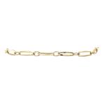 Gouden vintage closed forever armband 14 krt, Sieraden, Tassen en Uiterlijk, Armbanden, Ophalen of Verzenden, Nieuw
