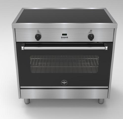 La Germania AMN964IEXE inductie fornuis 90cm, Witgoed en Apparatuur, Fornuizen, Vrijstaand, 4 kookzones, Grill, Hete lucht, Nieuw