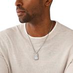 Emporio Armani EGS3078040 Heren Collier - Zilverkleurig, Verzenden, Zo goed als nieuw
