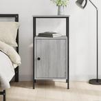 vidaXL Nachtkastje 41x31x80 cm bewerkt hout grijs sonoma, Huis en Inrichting, Slaapkamer | Nachtkastjes, Minder dan 45 cm, Verzenden
