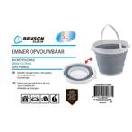 Benson Opvouwbare emmer - 5 liter - compact en veelzijdig, Ophalen of Verzenden