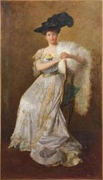 Italian School (XX) - Belle Époque Portrait - NO RESERVE