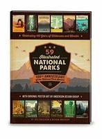 59 Illustrated National Parks - Hardcover: 100t. Group, Boeken, Zo goed als nieuw, Anderson Design Group, Verzenden