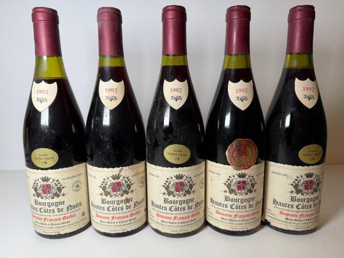 1992 Domaine François Gerbet - Bourgogne Hautes Côtes de, Verzamelen, Wijnen