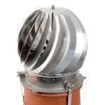 Roterende schoorsteenkap RVS, Doe-het-zelf en Verbouw, Verwarming en Radiatoren, Nieuw, Verzenden