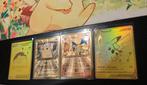 Pokémon - 4 Card - 4x Rare Gold Metal promos auction - FULL, Hobby en Vrije tijd, Verzamelkaartspellen | Pokémon, Nieuw
