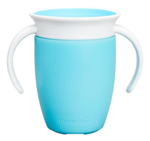 Munchkin 207ml 6m+ Miracle 360 Trainer Cup Blauw Anti-Lek, Kinderen en Baby's, Babyvoeding en Toebehoren, Nieuw, Verzenden