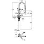 Keukenkraan Grohe Feel 1-Gats met Professionele Handdouche, Doe-het-zelf en Verbouw, Sanitair, Ophalen of Verzenden, Nieuw