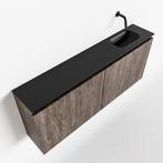 MONDIAZ TURE 120cm toiletmeubel dark brown. EDEN wastafel, Ophalen of Verzenden, Nieuw, Bad