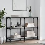 vidaXL Wandtafel 100x29x75 cm bewerkt hout grijs sonoma, Huis en Inrichting, Tafels | Bijzettafels, Verzenden, Nieuw