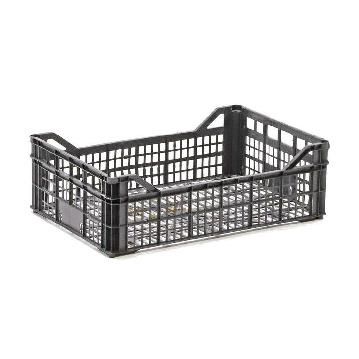 Gebruikte Euronorm stapelbakken wanden + bodem geperforeerd, Doe-het-zelf en Verbouw, Kratten en Dozen, Gebruikt, Ophalen of Verzenden