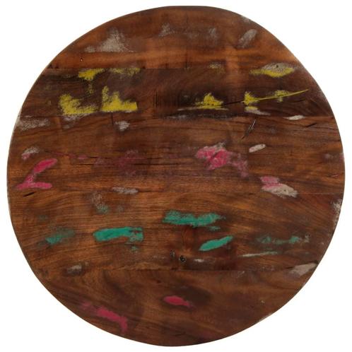 vidaXL Tafelblad rond Ø 50x1,5 cm massief gerecycled hout, Huis en Inrichting, Tafels | Eettafels, Nieuw, Verzenden