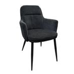 MX Sofa Eetkamerstoel Donna | Black | Microvezel stof, Huis en Inrichting, Stoelen, Ophalen, Nieuw, Industrieel