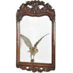 Gestoken lijst met ruiven en bladeren ca 1890 No272159 Hoog, Antiek en Kunst, Antiek | Spiegels, Ophalen of Verzenden