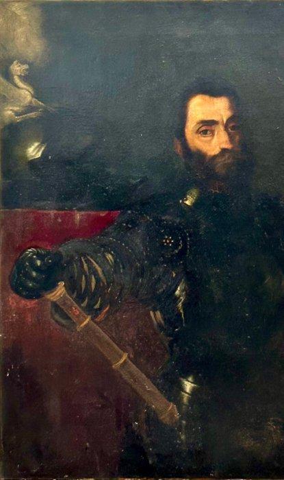 Tiziano Vecellio (1488/1490 –1576), Navolger van - Ritratto, Antiek en Kunst, Kunst | Schilderijen | Klassiek