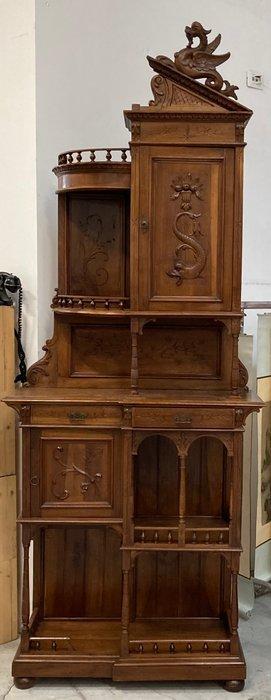 Hoog dressoir - Hout, Antiek en Kunst, Antiek | Overige Antiek