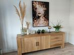 Fisic eikenhouten dressoir 230 x 50 - FSC keurmerk, Huis en Inrichting, Ophalen, Gebruikt, Rustiek en robuust, Eikenhout