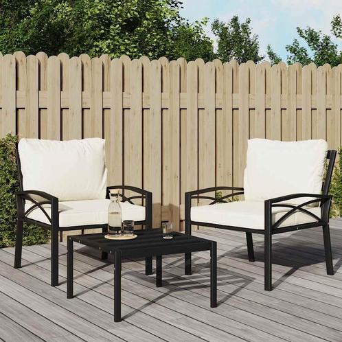 Zandkleurige Tuinstoelen - Staal | Retourdeal | Tuinset, Tuin en Terras, Tuinstoelen, Nieuw, Metaal, Ophalen of Verzenden