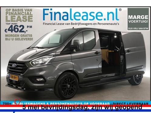 Ford Transit Custom 300 2.0 TDCI L2H1 Limited 170PK €462pm, Auto's, Bestelauto's, Lease, Automaat, Diesel, Ford, Zilver of Grijs
