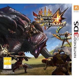 Monster Hunter 4 Ultimate (Buitenlands Doosje) (3DS Games), Spelcomputers en Games, Games | Nintendo 2DS en 3DS, Zo goed als nieuw