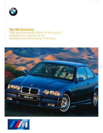 1997 BMW M3 PROGRAMMA BROCHURE ENGELS beschikbaar voor biedingen