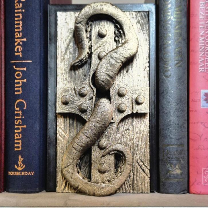 Keyhole with Tentacles Book Nook - 3D Printed D&D Inspired D, Verzamelen, Beelden en Beeldjes, Nieuw, Verzenden