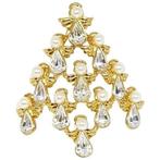 Nina Ricci - Nina Ricci vintage kerstboom engel broche jaren