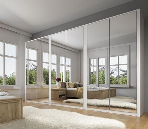 Kledingkast Malibu - wit - 339 cm - Garderobekast, Huis en Inrichting, Kasten | Vitrinekasten, 50 tot 75 cm, Nieuw, 150 tot 200 cm