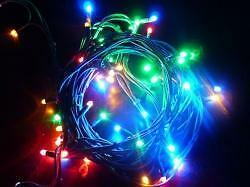 LED Licht snoer Light Links 7,5 meter 50 lamps MULTI COLOUR, Diversen, Kerst, Nieuw, Ophalen of Verzenden