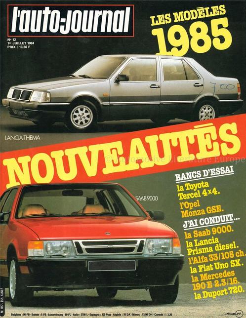 1984 LAUTO-JOURNAL MAGAZINE 12 FRANS, Boeken, Auto's | Folders en Tijdschriften