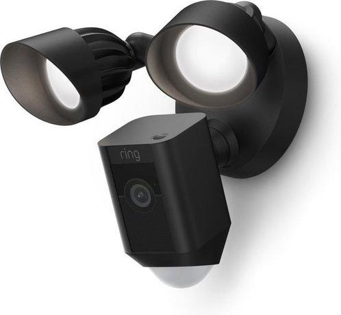 Ring Floodlight Cam Wired Plus - Zwart, Audio, Tv en Foto, Videobewaking, Verzenden