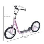 Kinderstep 16 Inch Scooter Met Luchtbanden, In Hoogte Verste, Verzenden, Nieuw, TRUUSK