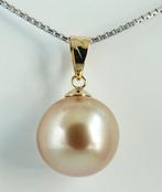 Hanger - 18 kt geelgoud - ronde, Golden South Sea Parel -