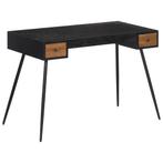 vidaXL Bureau 117x56,5x75 cm massief gerecycled teakhout, Verzenden, Nieuw