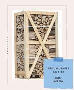 Nieuwjaarsactie Pallet droog eikenhaardhout Snelle levering, Tuin en Terras, Haardhout, Minder dan 3 m³, Eikenhout, Blokken