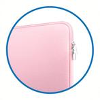 Laptop hoes 17 inch /17.3 inch dubbel ristsluiting roze