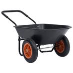 Kruiwagen 100 kg 78 L zwart en oranje (Tuinslangen), Nieuw, Verzenden