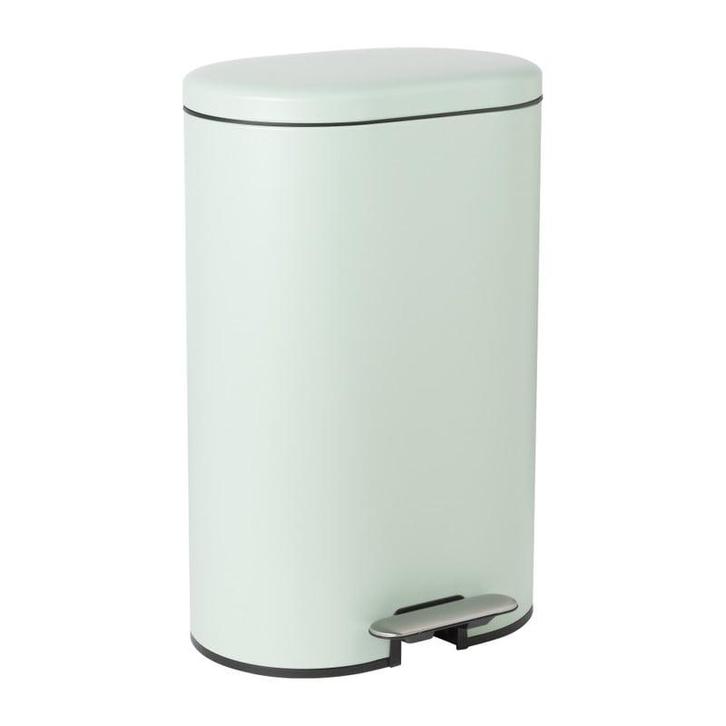 Pedaalemmer ovaal - groen - 30 liter, Huis en Inrichting, Woonaccessoires | Prullenbakken, Verzenden