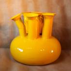 Toetervaas tulpenvaas tuitvaas geel Colmore bijzonder cadeau, Huis en Inrichting, Ophalen of Verzenden, Nieuw