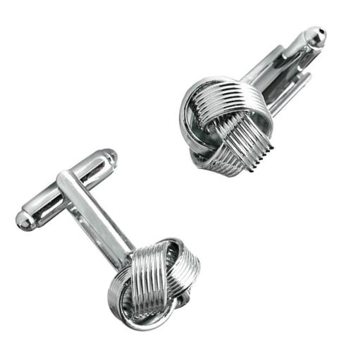 Fako Bijoux® - Manchetknopen - Gevlochten Knoop Fijn - Ø, Sieraden, Tassen en Uiterlijk, Manchetknopen, Verzenden