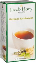 JACOB HOOY GEZONDE LUCHTWEGEN THEE DOOSJE 20 ZAKJES, Verzenden