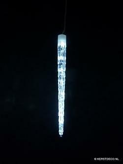 5 LED ijspegels snowing down effect COOL WHITE, Diversen, Kerst, Nieuw, Ophalen of Verzenden