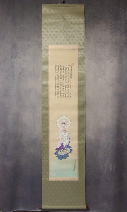 Hanging Scroll (Kakejiku) - Bodhisattva Guanyin  and, Antiek en Kunst, Antiek | Overige Antiek