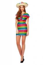 Mexicaans jurkje carnaval, Kleding | Dames, Carnavalskleding en Feestkleding, Ophalen of Verzenden, Nieuw