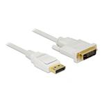 Premium DisplayPort naar DVI kabel - DP 1.2a (4K, Audio, Tv en Foto, Audiokabels en Televisiekabels, Nieuw, Ophalen of Verzenden